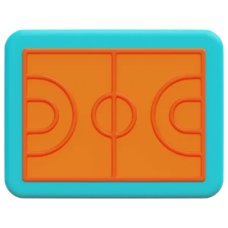 Basketball Court 3D Icon