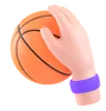 Basketball Dribbling Gesture