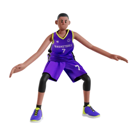 Basketball Game  3D Illustration