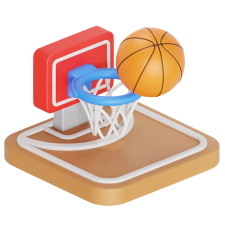 Basketball game 3D Icon