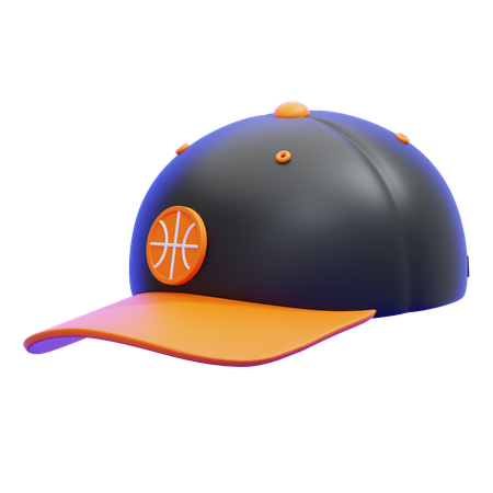 Basketball hat  3D Icon