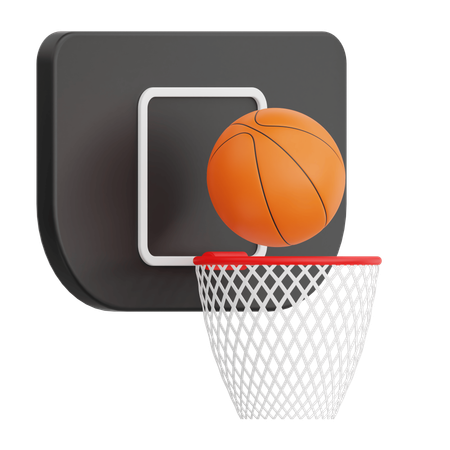 Basketball-Hoffnung  3D Icon