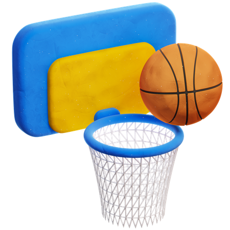 Basketball Hoop  3D Icon