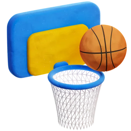 Basketball Hoop For Playground 3D Icon