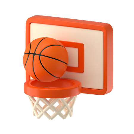 Basketball Hoop  3D Icon