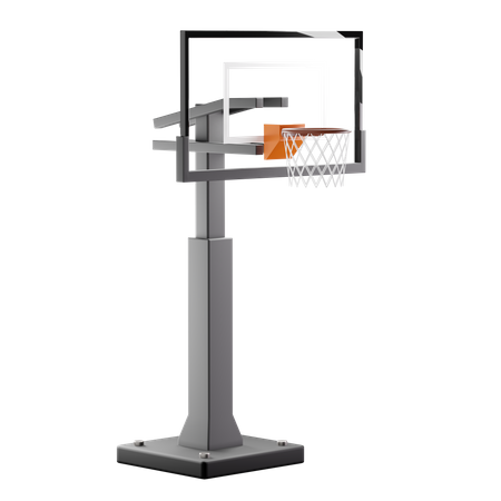 Basketball Hoop 3D Illustration
