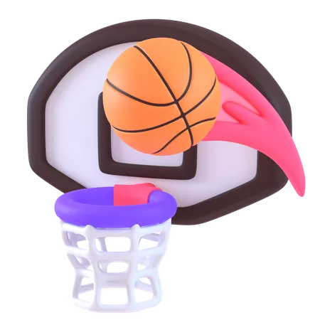 Basketball Hoop  3D Icon