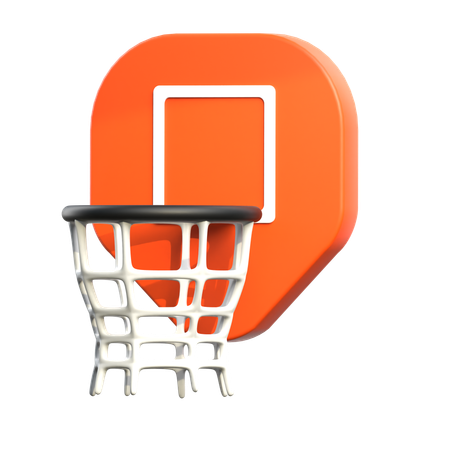 Basketball Hoop  3D Icon