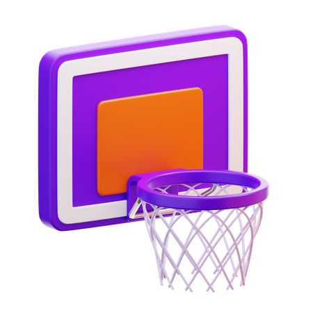 Basketball Hoop  3D Icon