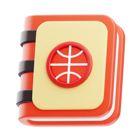 Basketball Knowledge Book  3D Icon