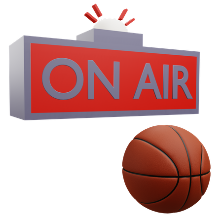 Basketball Live Match  3D Icon