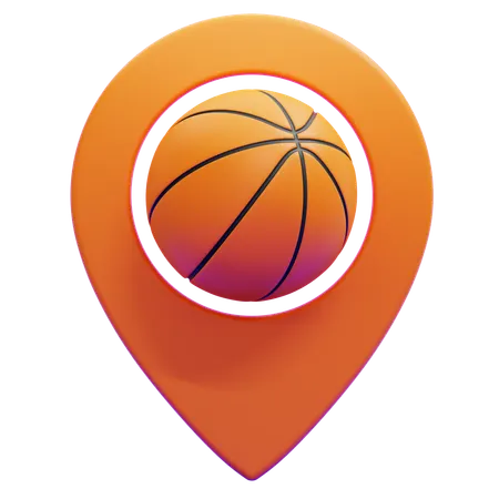 Basketball Location  3D Icon