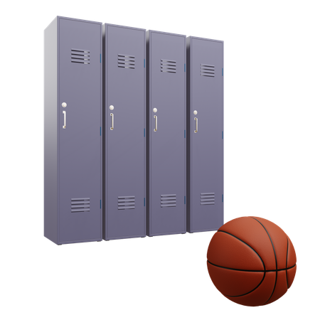 Basketball Locker  3D Icon