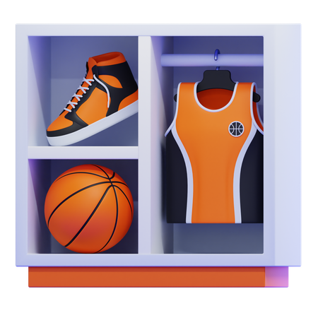 Basketball locker  3D Icon