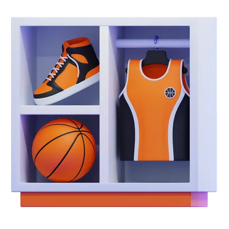 Basketball locker  3D Icon