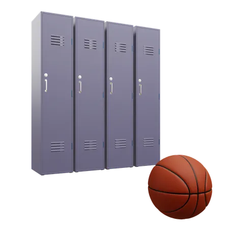 Basketball Locker  3D Icon