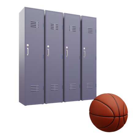 Basketball Locker  3D Icon