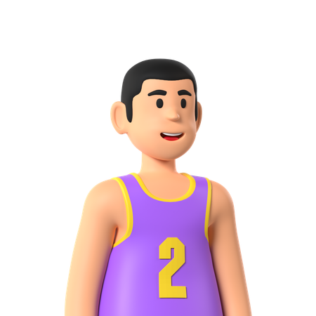 Basketball Player  3D Icon