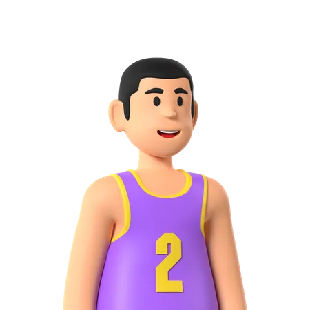 Basketball Player  3D Icon