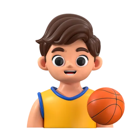 Basketball Player  3D Icon