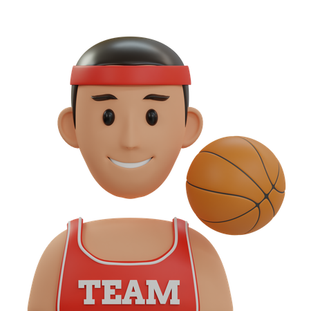 Basketball Player  3D Icon