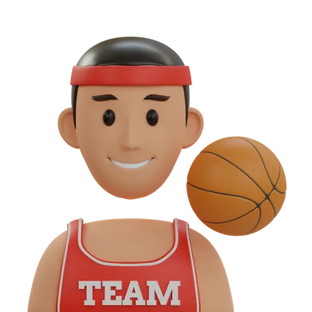 Basketball Player  3D Icon