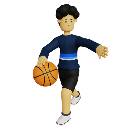 Basketball Player  3D Icon