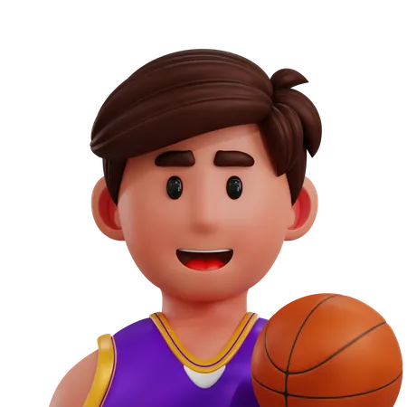 Basketball Player 3D Icon