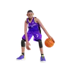 Basketball Player Dribbling