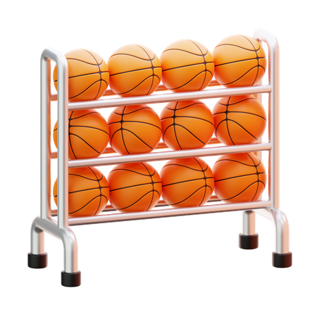 Basketball Rack  3D Icon