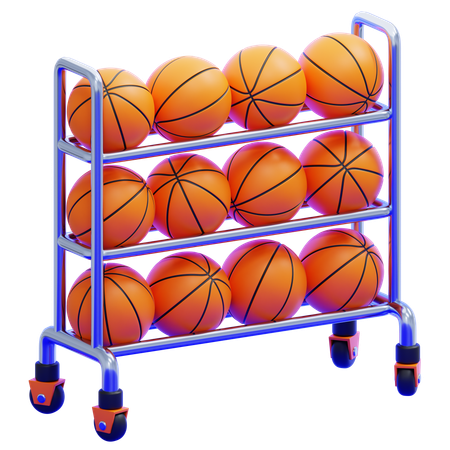 Basketball Rack  3D Icon