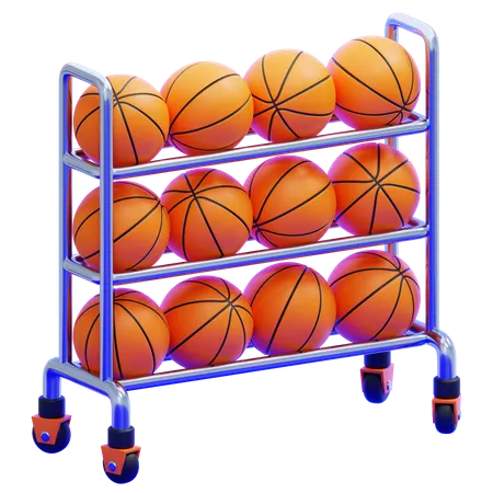 Basketball Rack  3D Icon