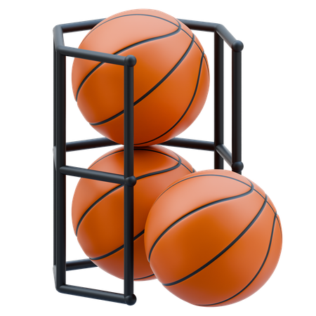 Basketball Rack  3D Icon