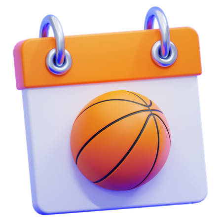 Basketball Schedule  3D Icon