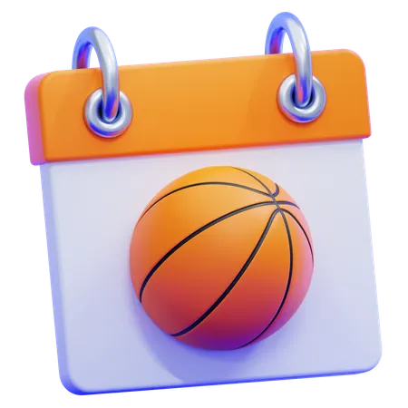 Basketball Schedule  3D Icon