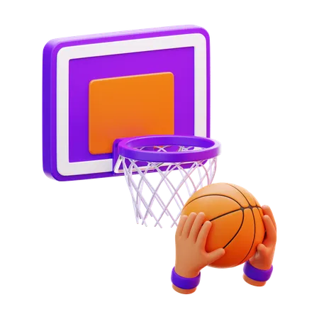 Basketball Shooting Hand  3D Icon