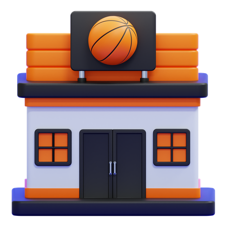 Basketball shop  3D Icon