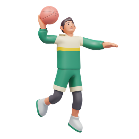 Basketball Slam Dunk  3D Icon