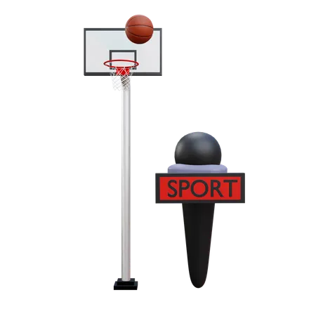 Livebericht zum Basketballspiel  3D Icon