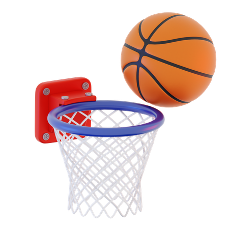 Basketball spielen  3D Icon