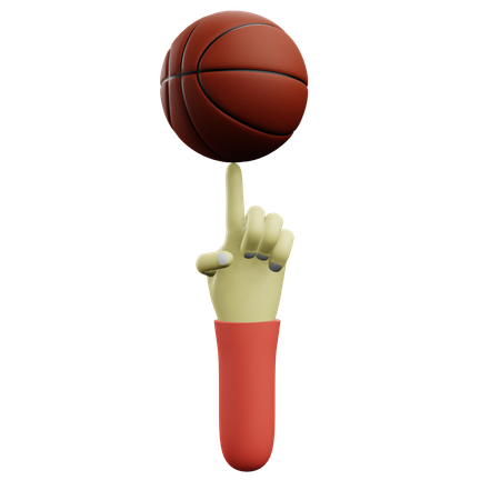 Basketball Spin  3D Icon