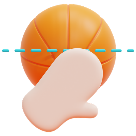Basketball Steal 3D Icon