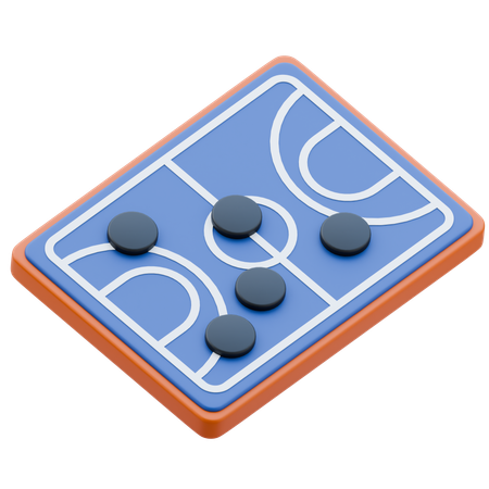 Basketball Strategy  3D Icon