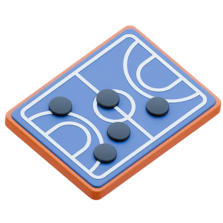 Basketball Strategy  3D Icon