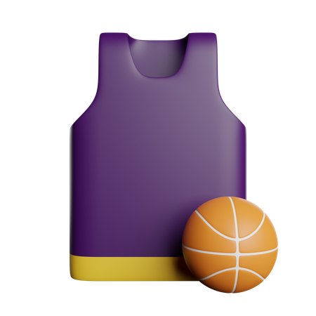 Basketball T Shirt  3D Icon