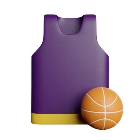 Basketball-T-Shirt  3D Icon