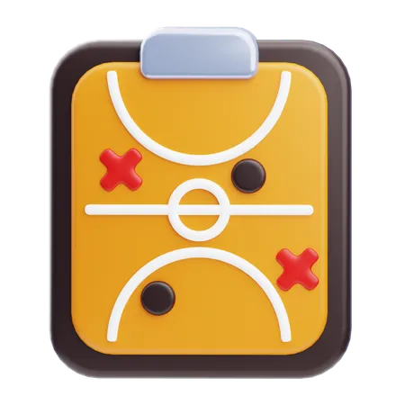 Basketball Tactic  3D Icon