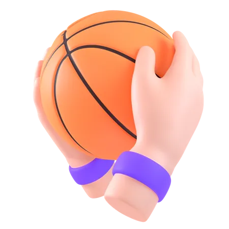Basketball Throwing Gesture  3D Icon