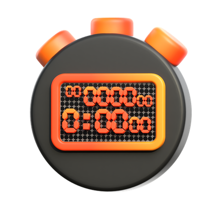 Basketball Timer  3D Icon