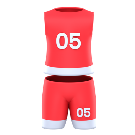 Basketball Trikot  3D Icon